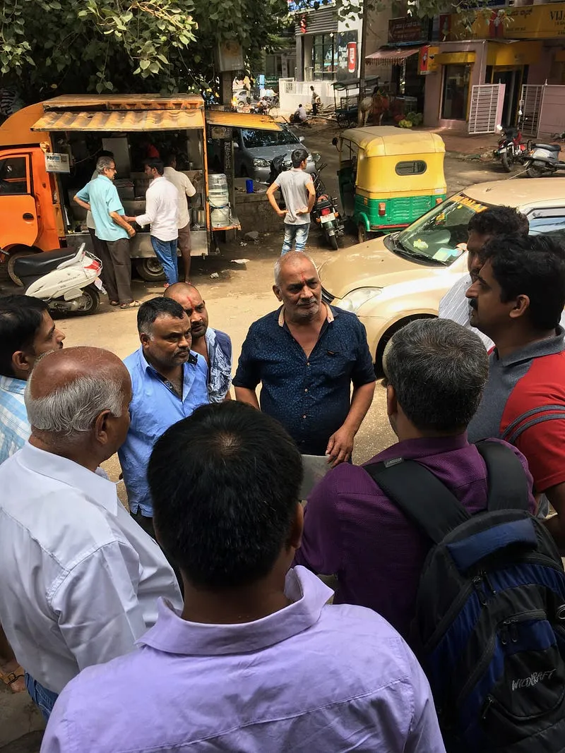 Residents and Vendors discussing possibilities