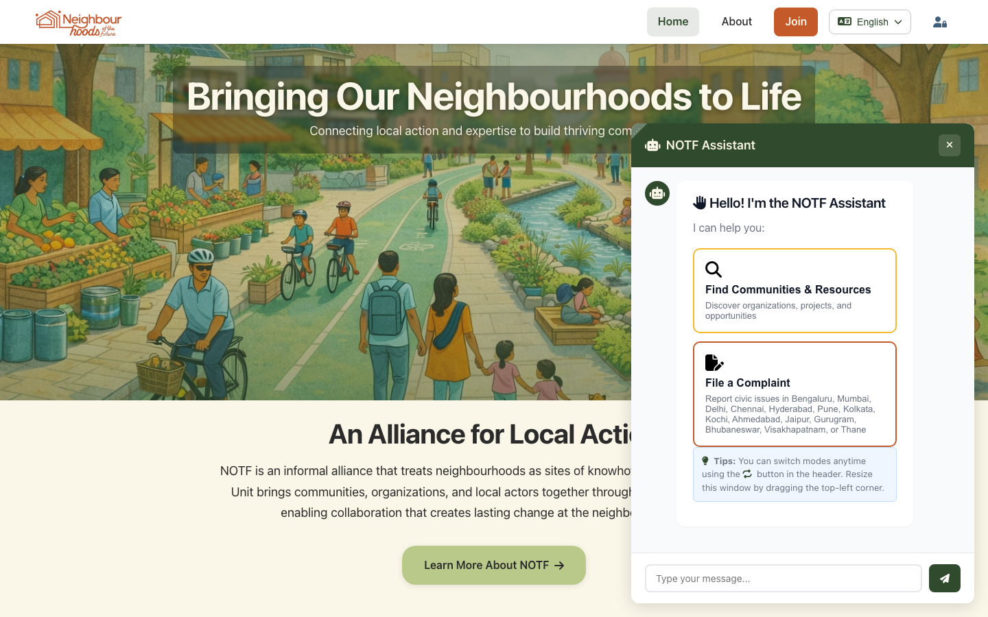 NOTF - Neighbourhoods of the Future